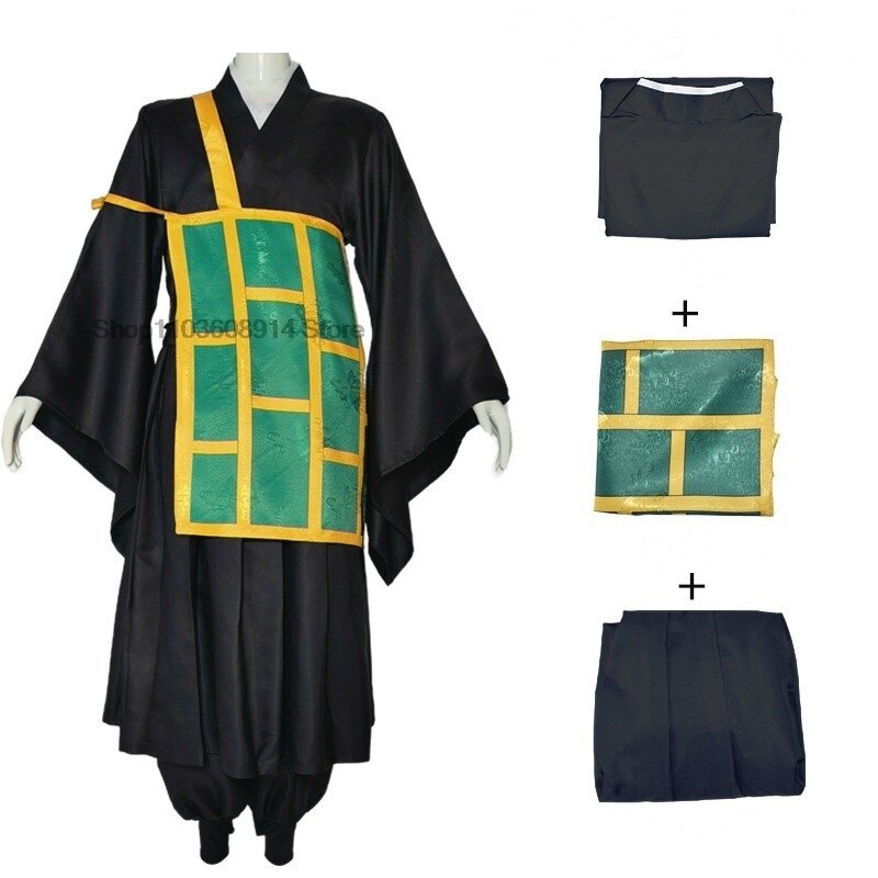 Geto Suguru Cosplay Costume Black Blue kimono School Uniform Anime Clothe Halloween Costumes For Women Man