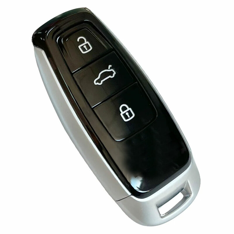Xnrkey 3 Knop Verbeterde Gemodificeerde Smart Keyless Remote Key Shell Case Fob Voor Audi A1 A4 A6 A8 Q2 Q3 q5 Q7 R3 RS3 RS5 S1 Tt