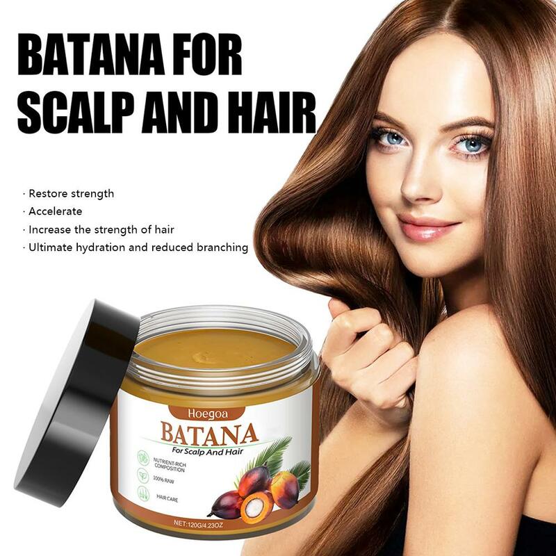 120g oleju z batany odżywka do włosów olejek pielęgnacja włosów maseczka do włosów nawilżania i odbudowa włosów korzenia dla zdrowszego wzrostu włosów Hai J0E9