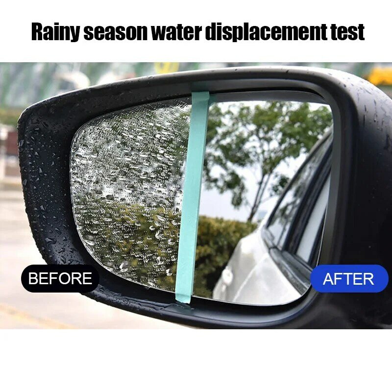 Spray repelente de água do carro, Revestimento anti chuva para vidro do carro, Hidrofóbico, Pára-brisa líquido anti-chuva, Máscara espelho, Auto química