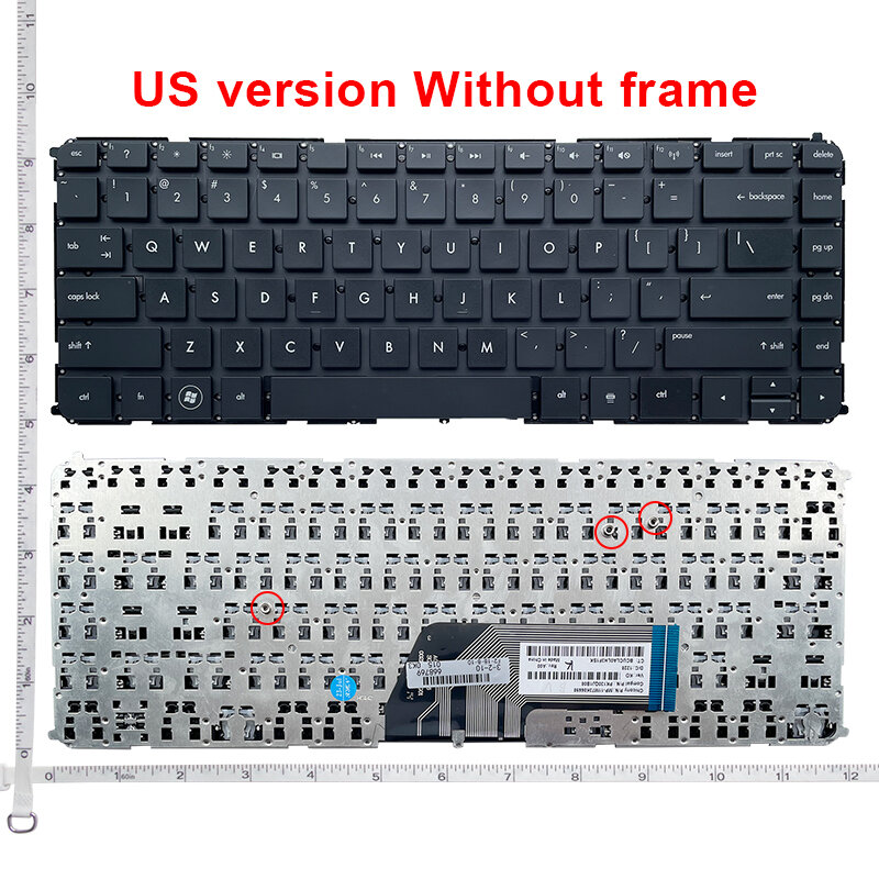 Новая английская сменная Клавиатура для ноутбука HP, серебристая, для envy4 1237 1228 envy4 envy6 1015 1214TX 1214