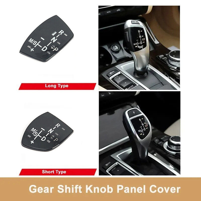Car Gear Shift Knob Panel Cover For BMW 1 2 3 4 5 7 Series F10 F11 F01 F02 X1 X3 X4 X5 X6 M3 M5 F30 F32 F48 F25 F15 F16