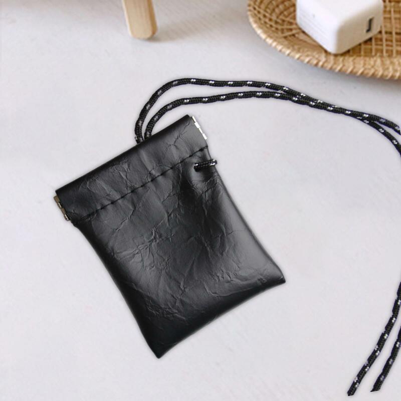 2-4pack Hanging Neck Pouch Key Bag Small Wallet Storage Bag for Men Women Earbud