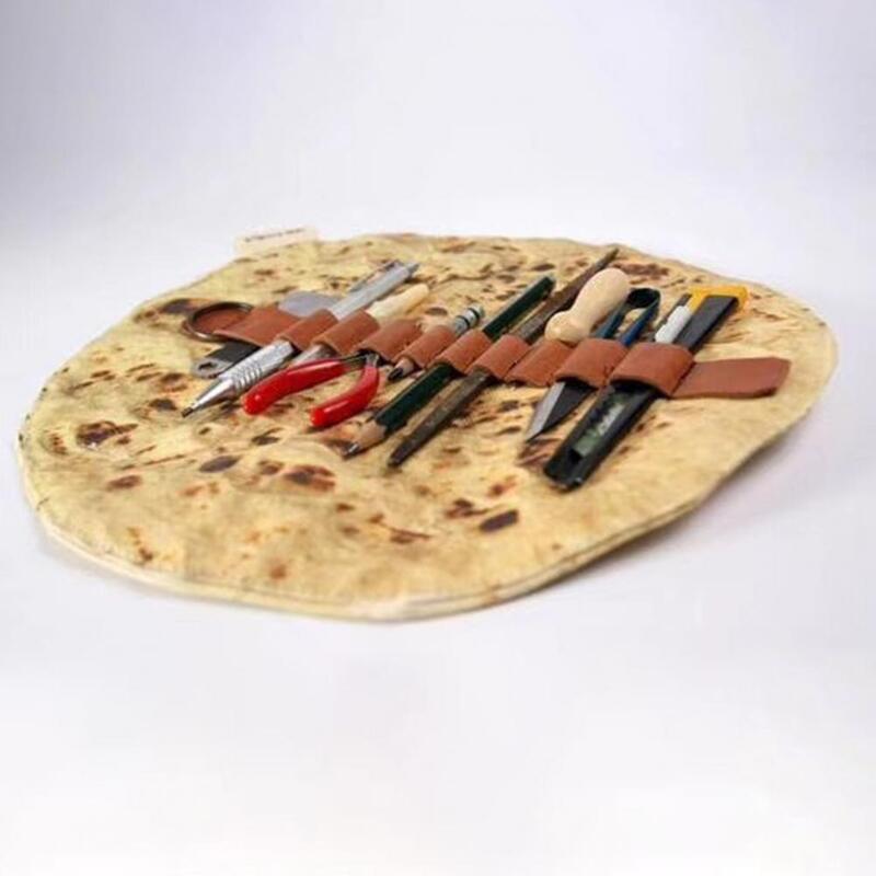 Rollo de Tortilla para estudiantes, bolsa de almacenamiento para bolígrafos, organizador de suministros escolares