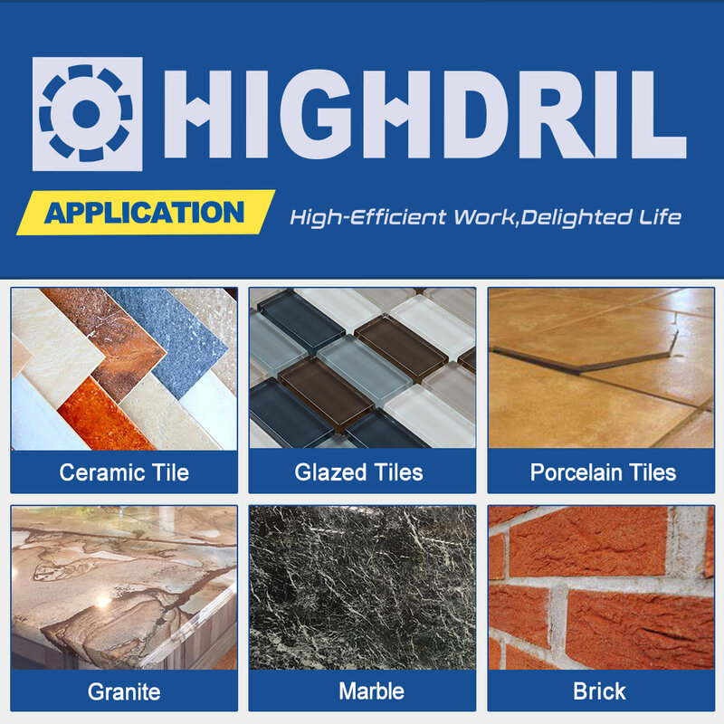 HIGHDRIL-Sジャージーソーブレード、ダイヤモンドツール、アングルグラインダー、花崗岩、セラミックタイル、大理石カッティングディスク、180mm、7 "、1個