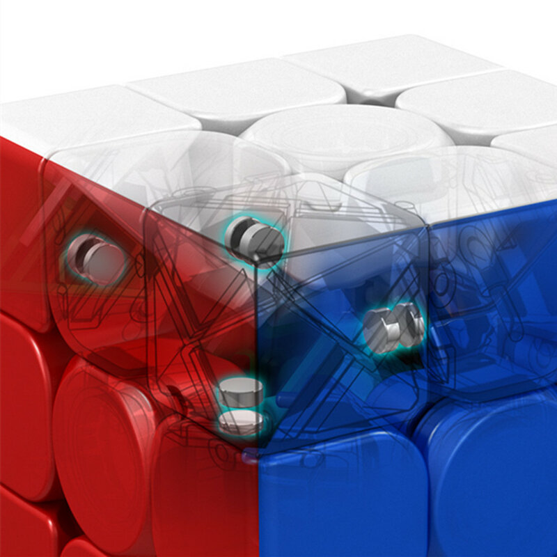 Moyu Meilong-cubo magnético profesional para niños, juguetes de rompecabezas, 3 M, 3x3x3, 3x3x3