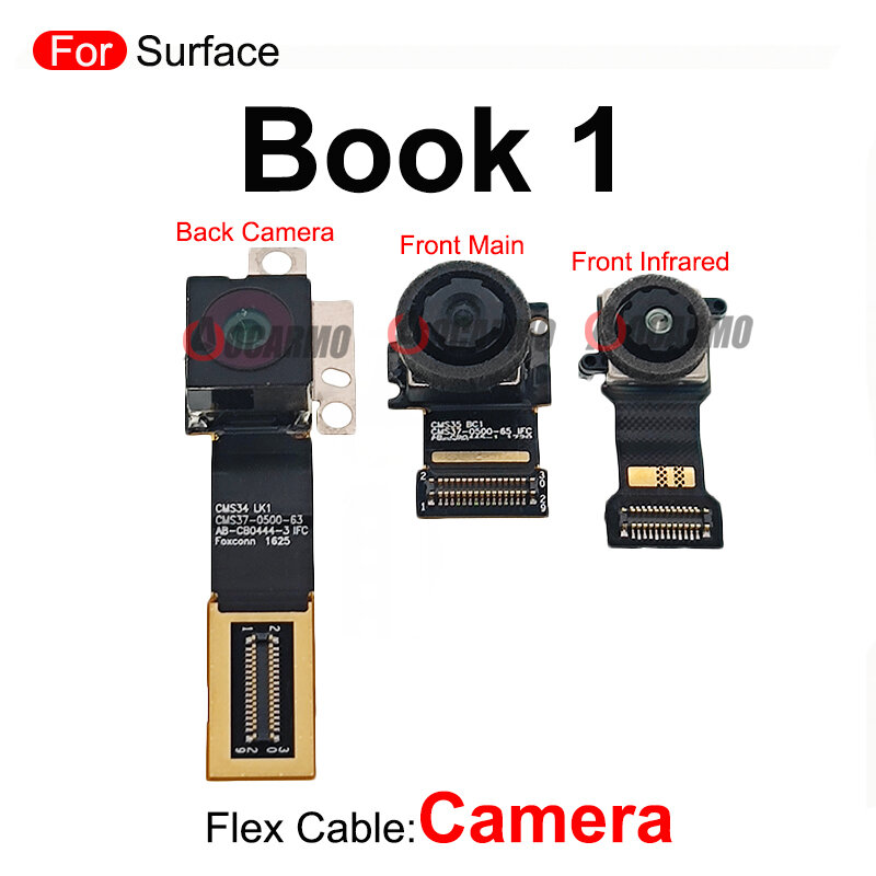 Z przodu kamera na podczerwień i aparat z tyłu dla Microsoft Surface Book 1 Book1 13.5 cal wymiana części