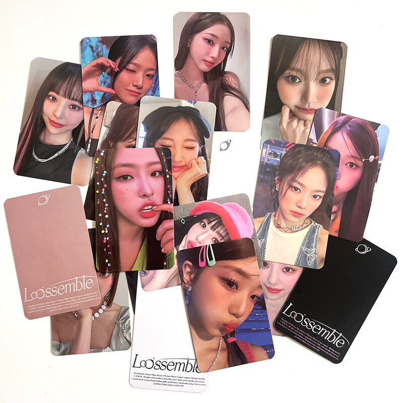 Kpop loosemble 5pcs lomo karte go won hyeju yeojin peripherie die gleichen fans geschenk gedenk postkarte vivi hyunjin fotokarten