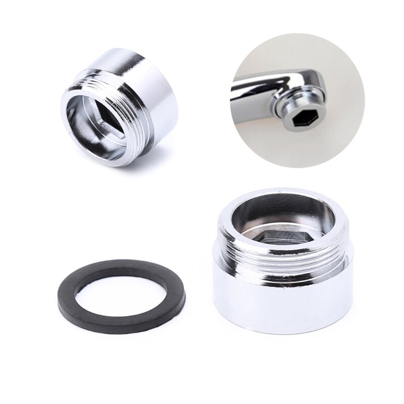 Solid Metal Adaptor Inside Thread Water Saving Kitchen Faucet Tap Aerator Connec DropShipping