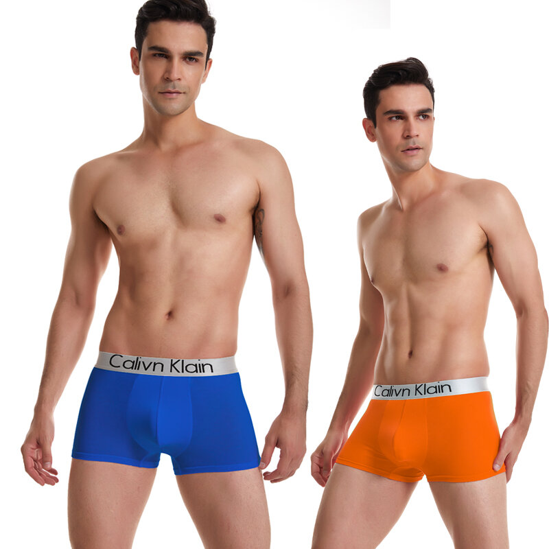 Carta impressão respirável Boxer Shorts dos homens, roupa interior masculina, cuecas sexy, calcinha flexível, 5pcs por lote