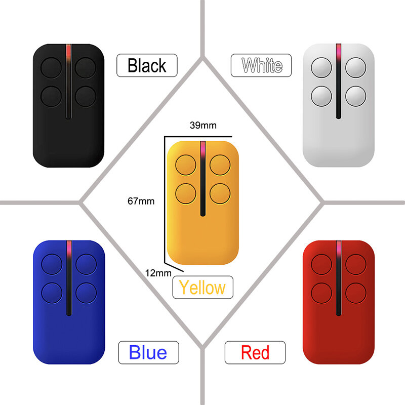 For JCM NEO10 NEO20 NEO40 TWIN-R Garage Remote Control 433.92MHz Rolling Code Compatible With JCM Remote Control