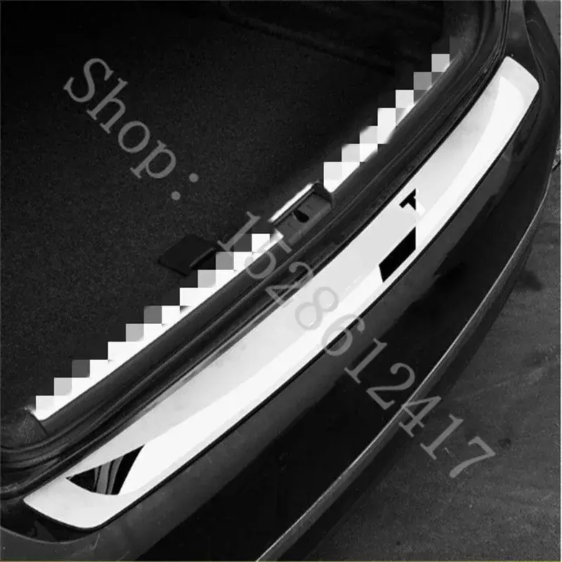 For VW Volkswagen Passat B8 2017 2018~2024 Car accessories door cover outside door sill plate and Rear Bumper Protector Sill