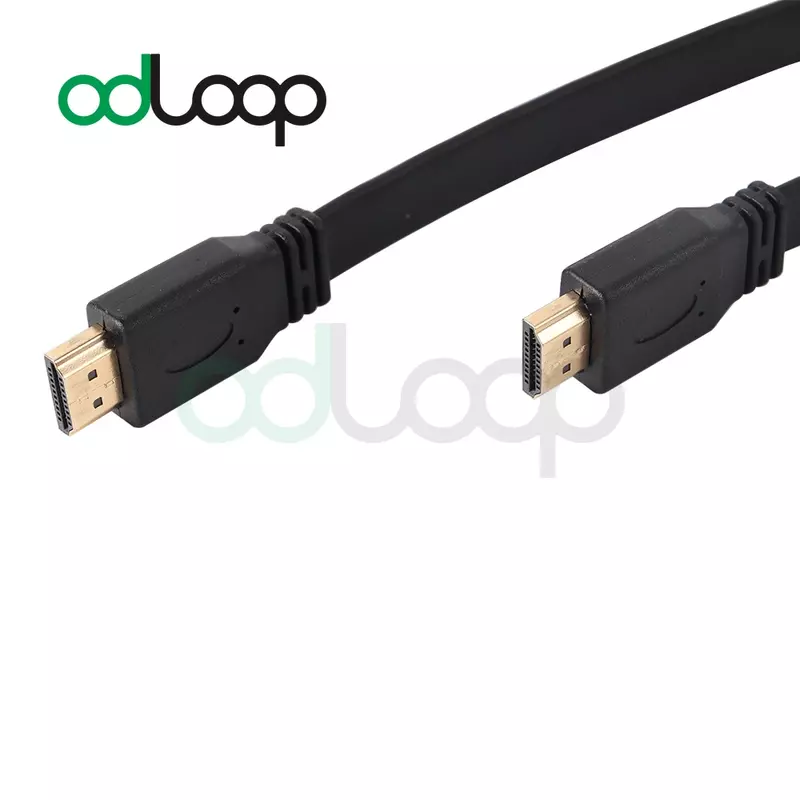ODLOOP ความเร็วสูง HDMI ประเภท A ชาย Gold Plated 4K พร้อม Ethernet สำหรับจอภาพคอมพิวเตอร์แล็ปท็อป PC เกมวิดีโอ HD Audio