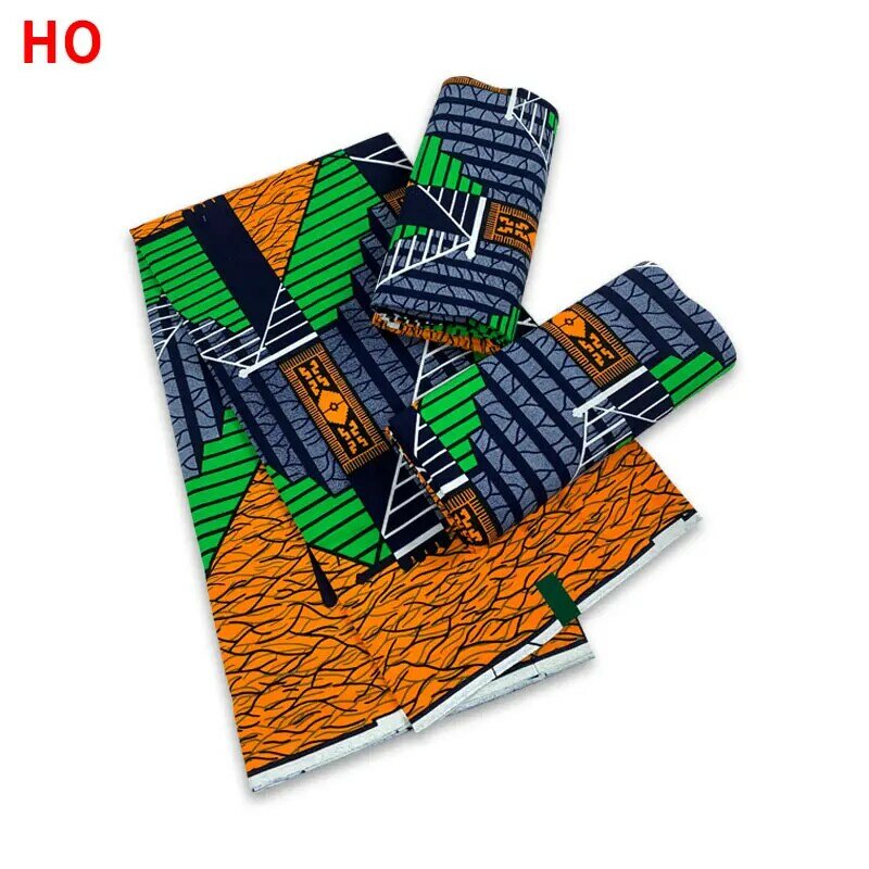 Telas africanas Hollandais de alta calidad, tela nigeriana con estampado de cera, para Patchwork H3