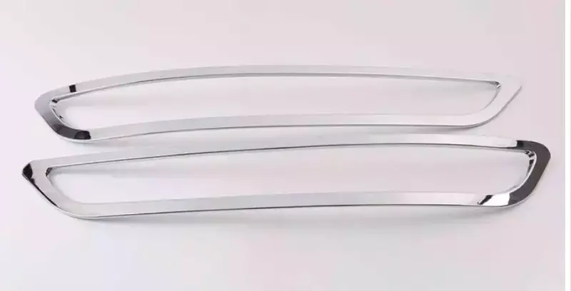Misura per AUDI Q3 2012 2013 2014 paraurti posteriore anteriore fendinebbia coperchio della lampada coperchio cromato riflettore modanatura accessori guarnizione