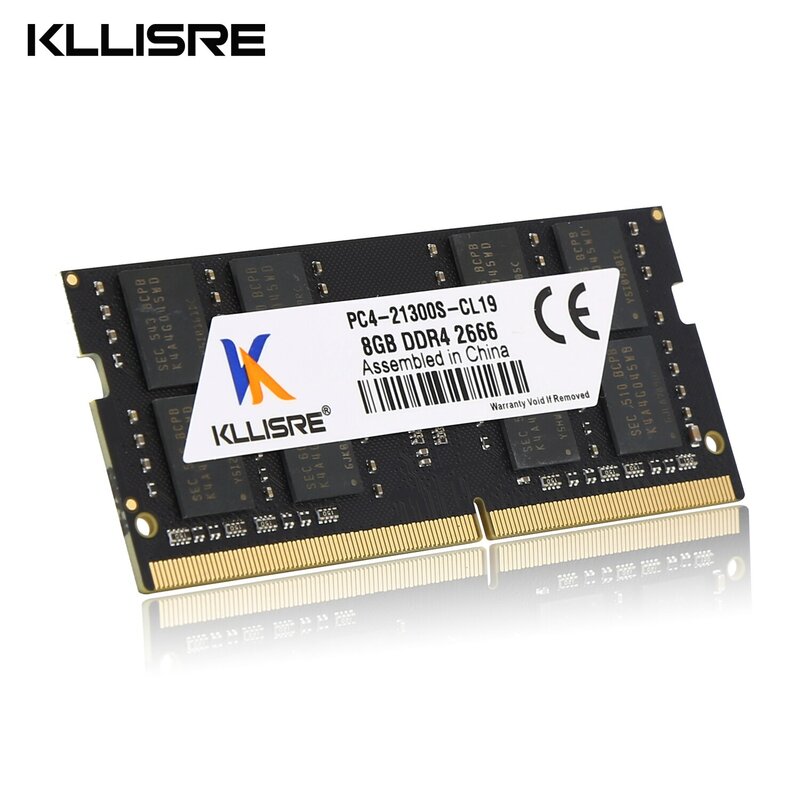 Kllisre DDR3 DDR4 8GB 4GB 16GB portátil Ram 1333 1600 2400 2666 3200 DDR3L 204pin Sodimm Notebook Memory