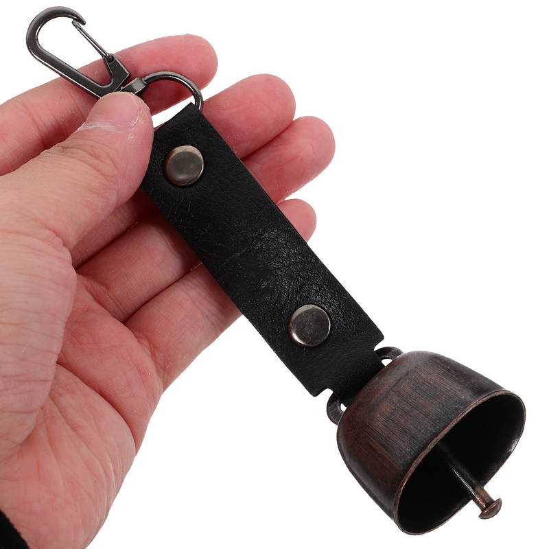 2 Stück Schlüssel bund Outdoor Glocke Anhänger Camping kleine Bär Warn glocken für Wander kuh