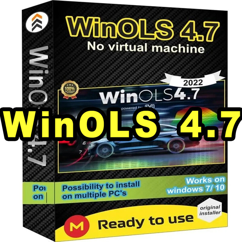 Logiciel de réparation de voiture WinOLS 2023 avec plugins, 4.7 Damos, ECM OUS ANIUM, outil de service Immo v1.2, toutes les données, 2021