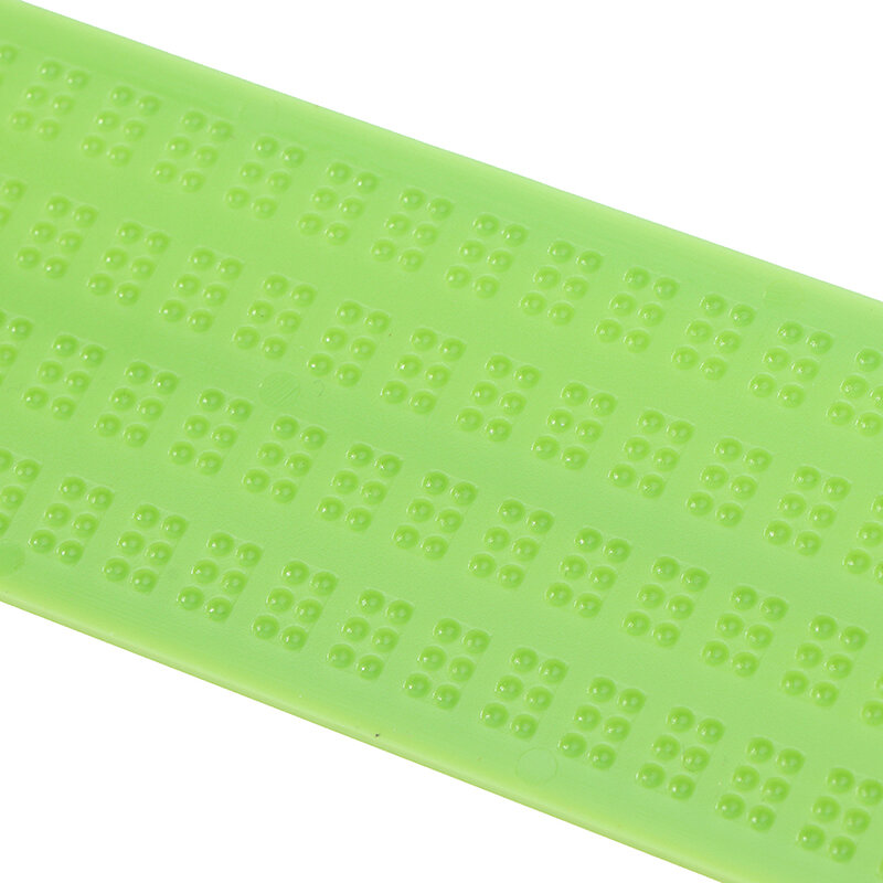 Plástico portátil Braille Escrita Slate, Prático Escrita Slate com Stylus Prática