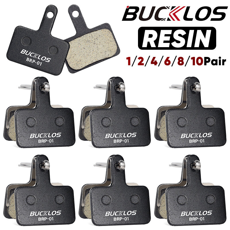 BUCKLOS Resin Disc Brake Pad For SHIMANO B01S Wear-resistant Hydraulic Brake Pads MTB Brake Pads for B03S B05S Cycling Parts