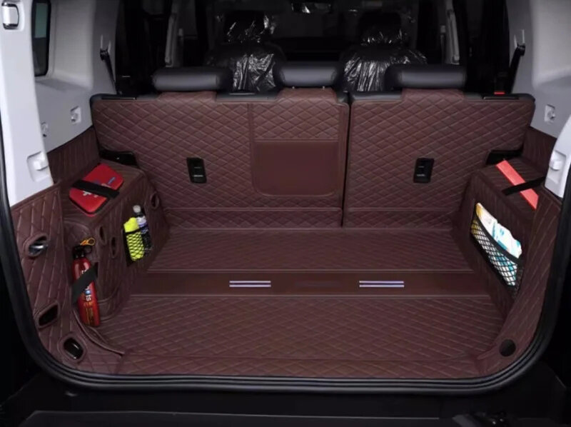 Kofferraum matte passend für chery Jetour Traveller T2 Modifikation Voll umrandung Kofferraum matte Auto Innen verkleidung steile