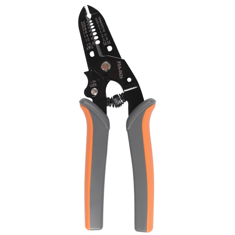FSA-0626 Multifunctional Mini Portable Cable Stripping Tool Wire Stripper Insulation Stripper Pliers Universal Stripping Tool