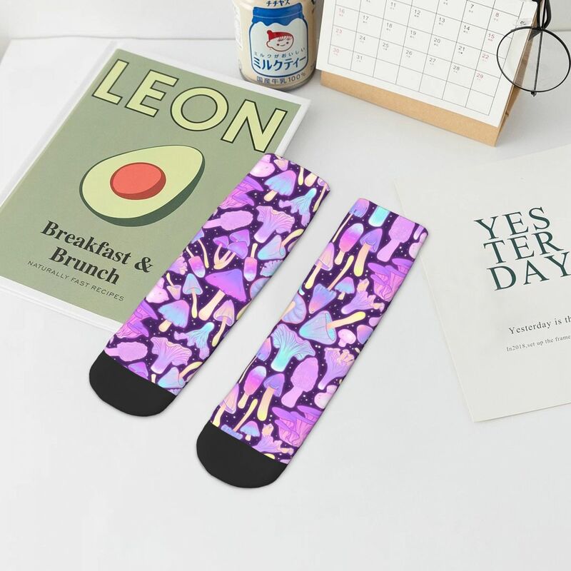 Забавные мужские носки до щиколотки, повседневные короткие носки в стиле хип-хоп для охоты с грибами, с принтом в подарок