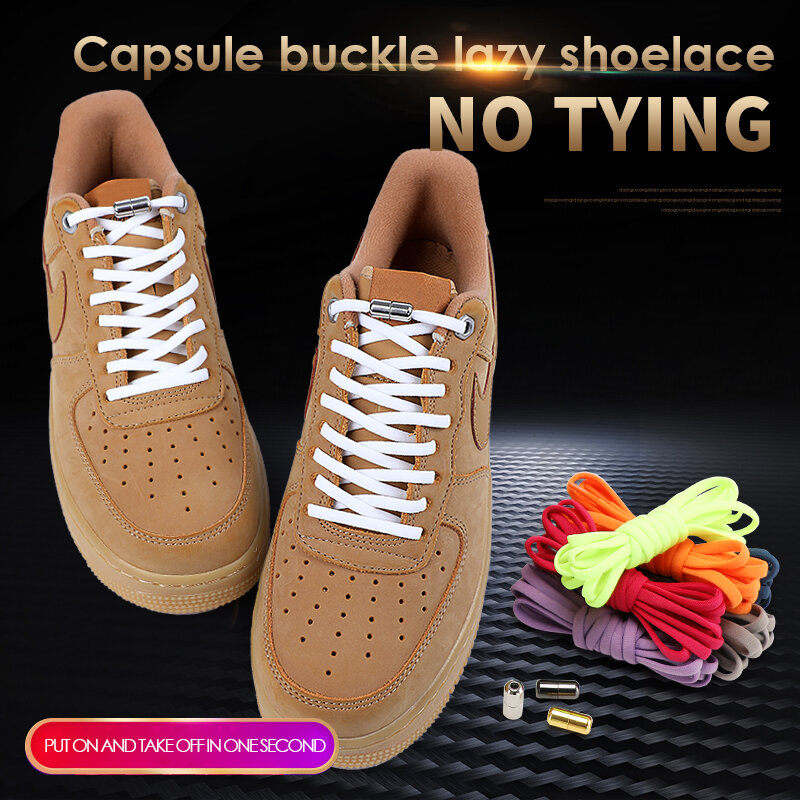2024 New Round Elastic Shoe Laces No tie Shoelaces For Kids Adult Women Men Shoes lace Strings