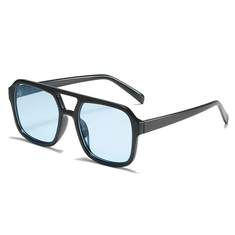 Очки солнцезащитные женские квадратные, винтажные модные зеркальные солнечные очки в ретро стиле, карамельные цвета
