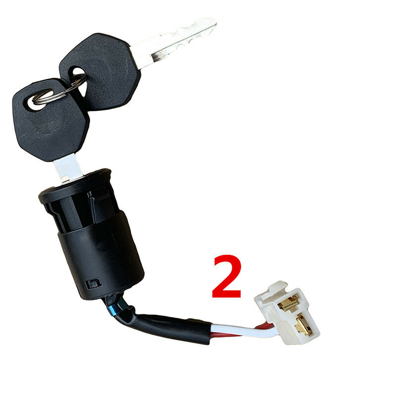 Elektryczny samochód dziecięcy przełącznik kluczykowy samochodzik dziecięcy akcesoria blokada samochodu przełącznik uruchamiający zasilanie