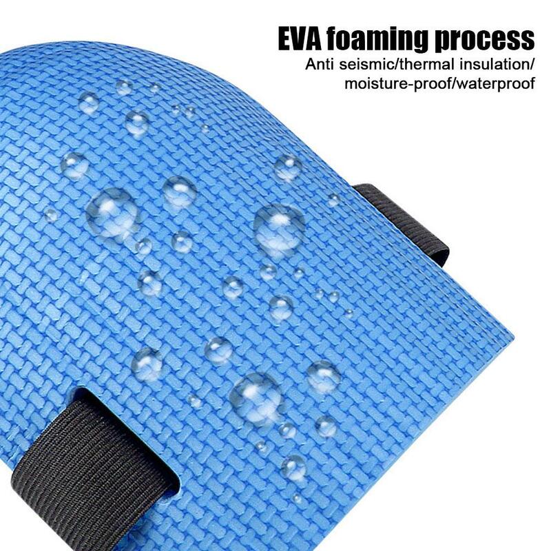 1 Pair EVA Soft Foam Pattern Knee Pads Knee Pads Waterproof Floor Knee Pad Gardening Cleaning Safety Self Protection Knee Pad