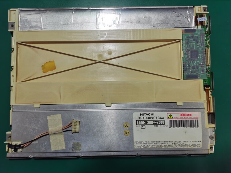 Tela LCD original TX31D30VC1CAA, 12.1 Polegada, testado e navio