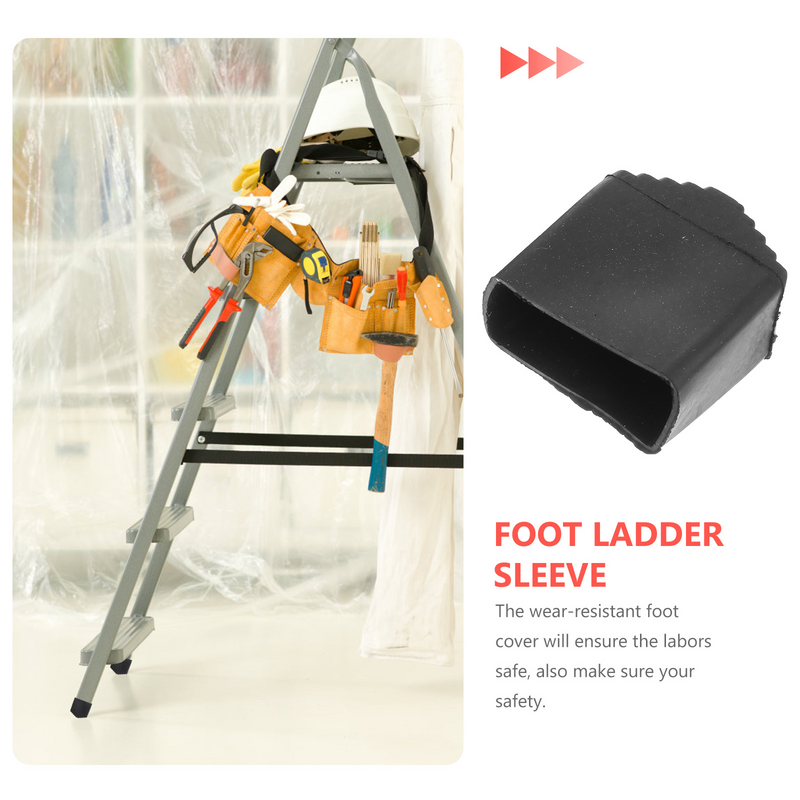 Tapas de pierna de escalera plegables para el hogar, almohadillas de goma antideslizantes, Protector de suelo, cubiertas antipolvo para pies de mesa