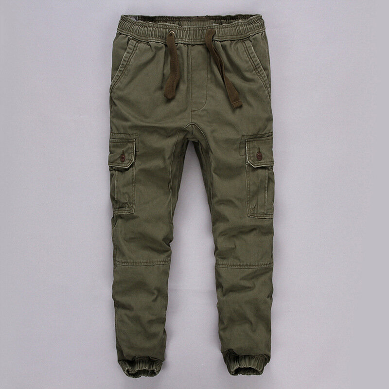 High Quality Men's Outdoor Fashion Pants Tactical Camo Cargo Pants Loose Multi-Pocket Spring/Autumn Casual Pants Jogger Pants