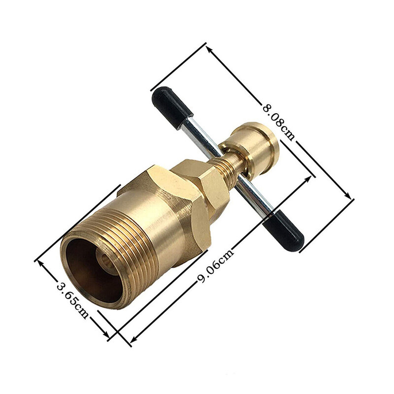 1pc Olive Puller For Copper Pipes Installing Toilet Shutoff Valve Home Improvement 1/2" 3/4" Diameter Brass Tubing Remover Tool