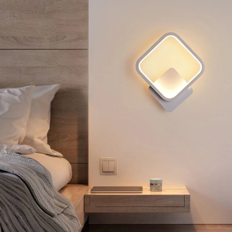 مصباح جداري LED إبداعي حديث مع رأس غزال ، تركيبات إضاءة داخلية ، ديكور لغرفة المعيشة ، خلفية ، غرفة نوم ، جانب السرير