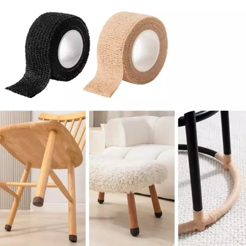 Auto-adesivo cadeira Leg Covers, Anti-derrapante Table Floor capa protetora, Silent Móveis Peças, Adequado para Vários Footstools