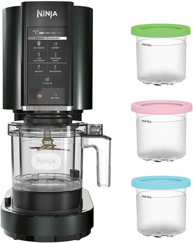 Cn301co Creami-Eismaschine für Gelato, Mix-Ins, Milch shakes, Sorbet, Smoothie-Schalen und mehr, 7 One-Touch-Programme