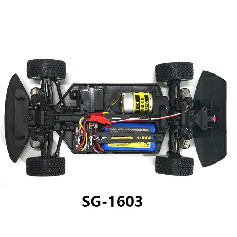 4 sztuki przednie górne i dolne ramię do SG 1603 SG 1604 SG1603 SG1604 1/16 części zamienne do samochodów RC akcesoria