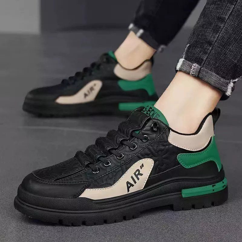 2024 New Shoes for Men Comfortable Lace Up Flat Men's Casual Shoes Outdoor Men's Sneakers Fashion Sport Vulcanized Shoes Male