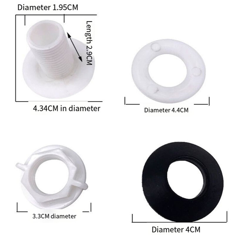 1pcs Plastic Sink Hole Leakproof Cover For Kitchen Ark Faucet Basin Sealed Plug Tool Diameter 1.49in 1.69in Kitchen Fixtures