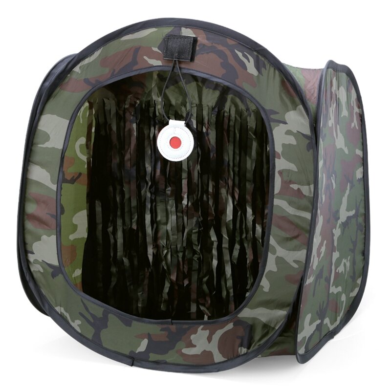 Portable Folding Camo Tent para caça ao ar livre, Acessório de viagem para crianças, Airsoft Paintball, BB Hunting, Shooting Target