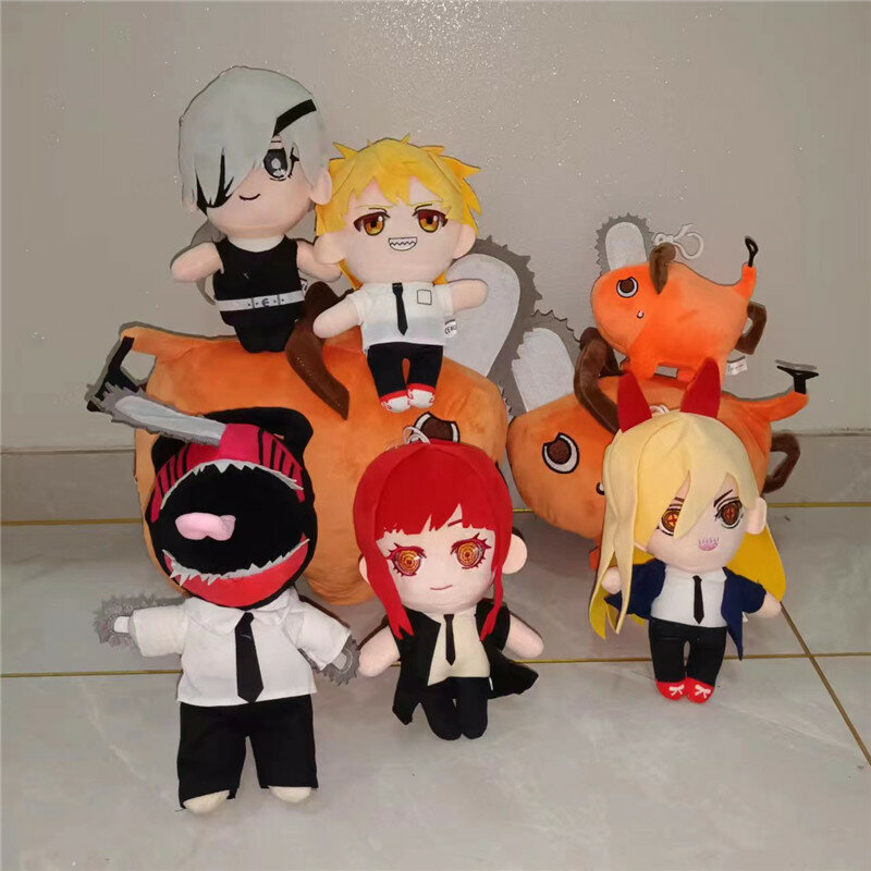 10 25 40cm Chainsaw Man Plush Toy Cute Pochita Pendant Dolls Soft Pillow Collection Cosplay Birthday Gifts for Kids