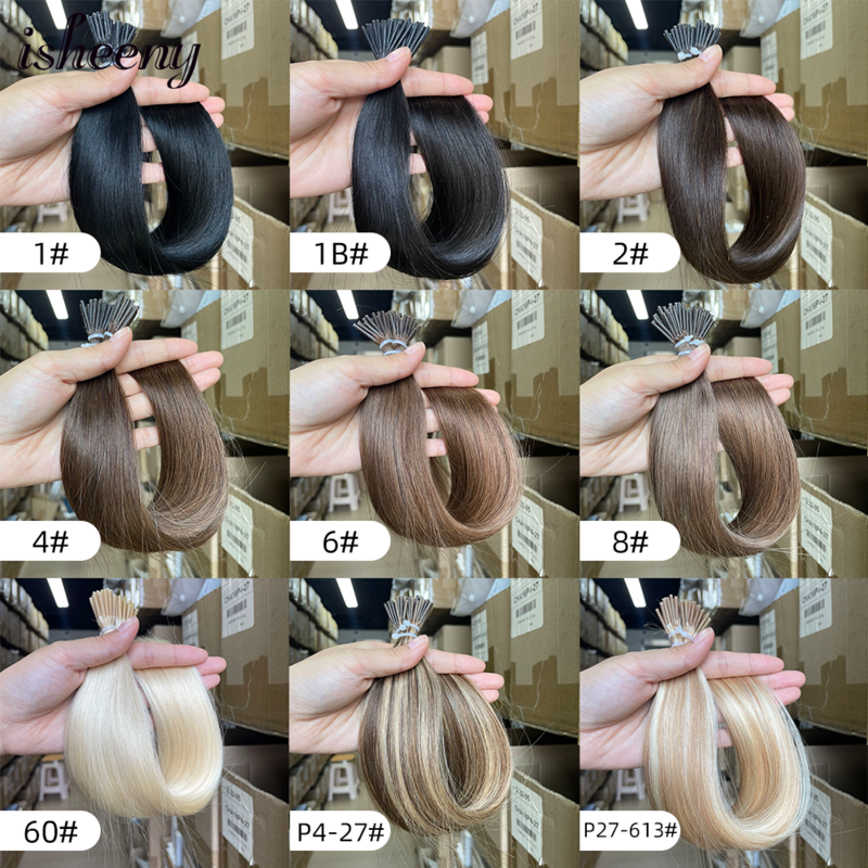 Blonde I Tip Extensions de Cheveux Naturels Lisses Pré-Collés, Vrais Cheveux Humains, Extrémités Fines Légères, ktHair, 30g, 14-20 Pouces