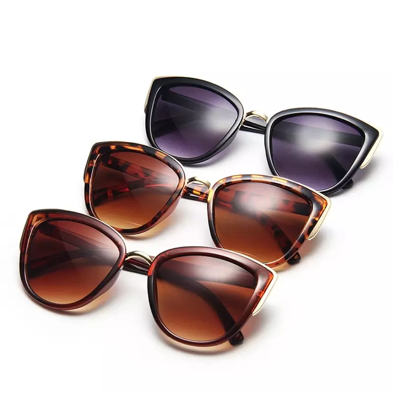 MUSELIFE-gafas de sol estilo Cateye para mujer, anteojos de sol femeninos con degradado, estilo Retro, UV400