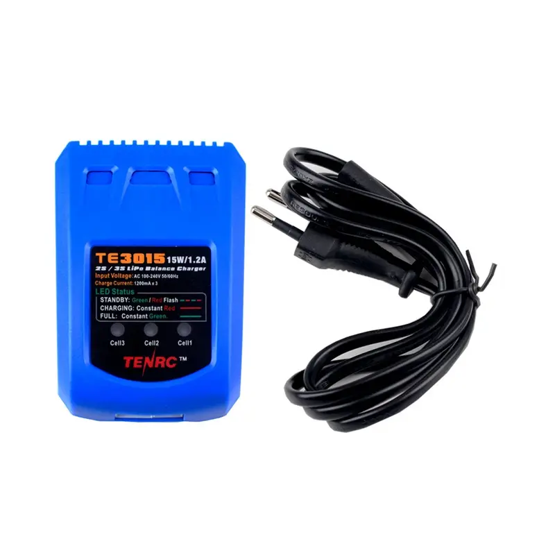15W 1.2A 2-3S 7.4V 11.1V Balance Charger TE3015 Lithium Battery High Current Fast Charge