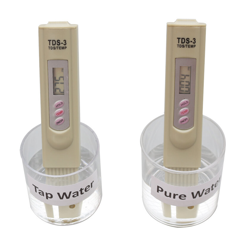 휴대용 TDS 디지털 물 테스터 물 테스트 펜 수질 분석 측정기, 물 순도 검사 0-9999 ppm 측정