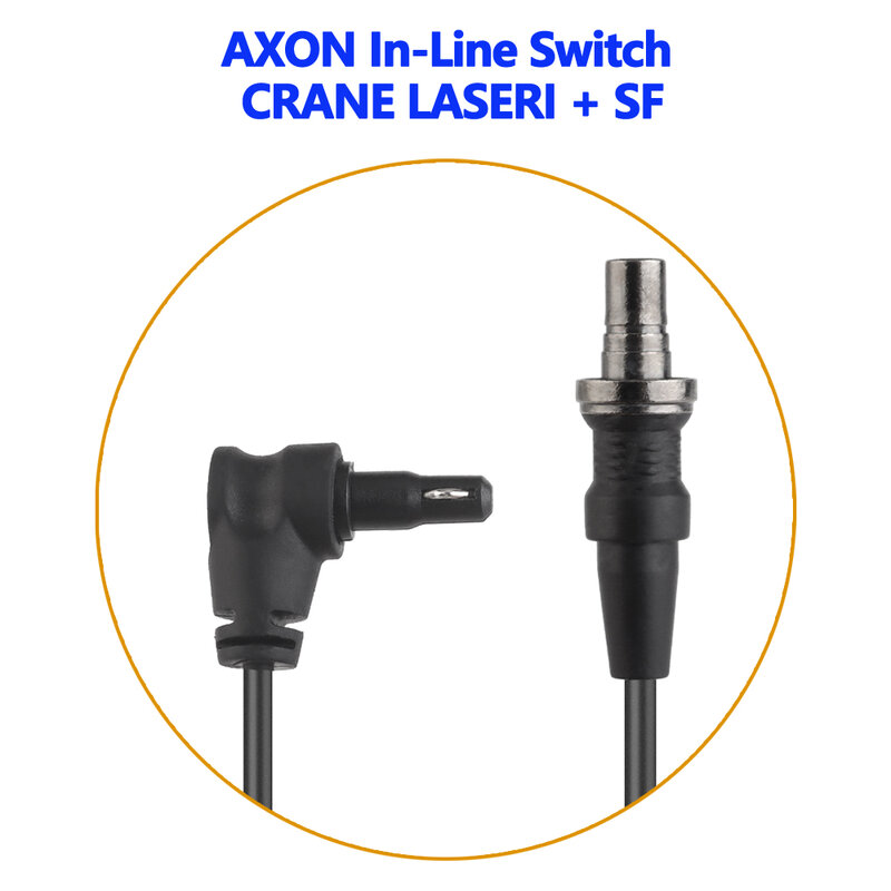 Tactical AXON Remote In-Line Dual Function Pressure Switch Flashlight PEQ NGAL Laser Pushbutton SF/2.5/Crane Plugs