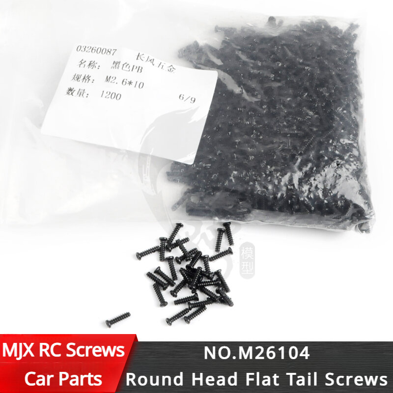 MJX 16208 16209 16207 RC Car Spare Parts Complete Vehicle Flat Head Self-tapping Screw Bag M26124 M2664 M2384 M23104 M23124