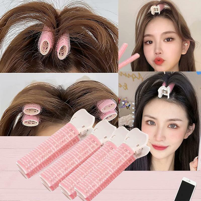 4/2/1PC Hair Root Clip Korean Fluffy Hairpin Curling Hairpin Bangs Fixed Shape Geometric Exquisite Hair Accessories Perm Iron